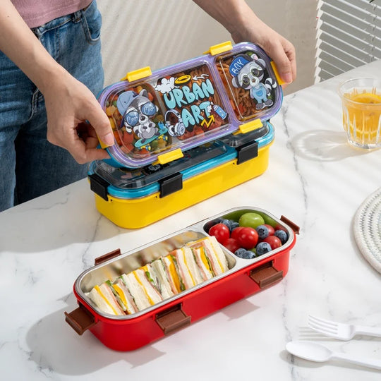 Unisex Bento-lunsjboks med Lekent Tema 2