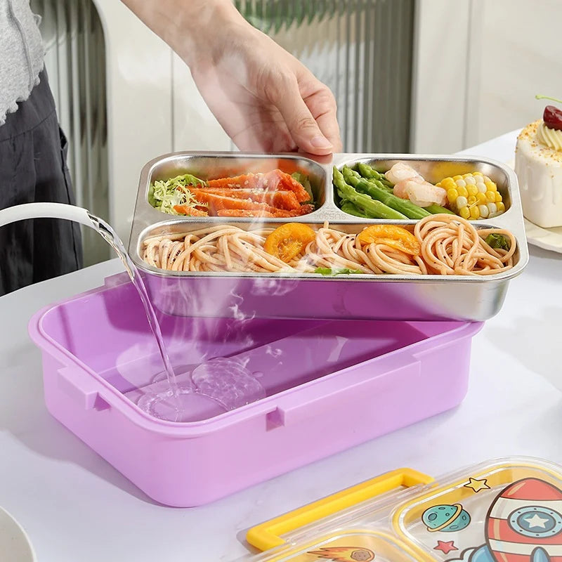 Unisex Bento-lunsjboks med Tegneserietema og Flere Rom 1