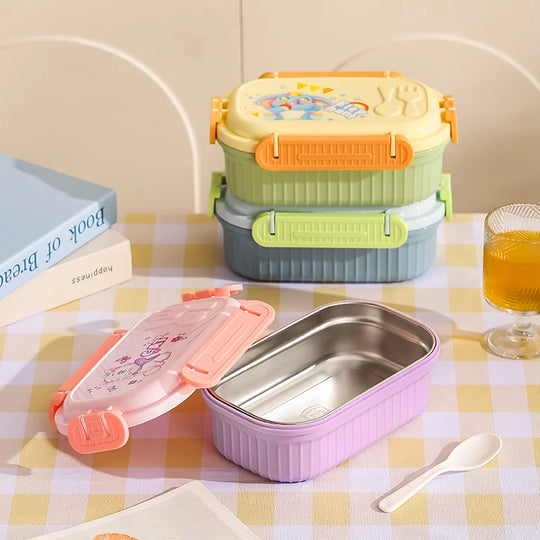 Unisex Bento-lunsjboks med karaktertema og flere rom 2