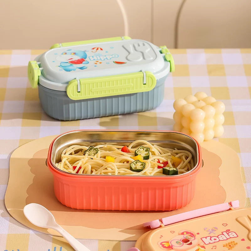 Unisex Bento-lunsjboks med karaktertema og flere rom 4