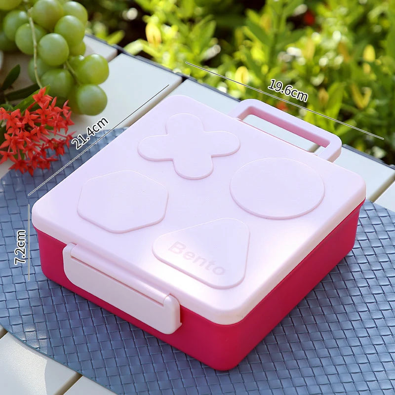 Unisex Bento-lunsjboks med lekent design 0