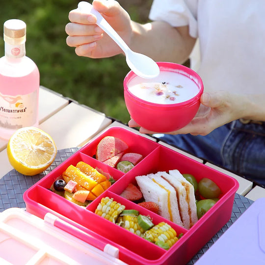 Unisex Bento-lunsjboks med lekent design 4