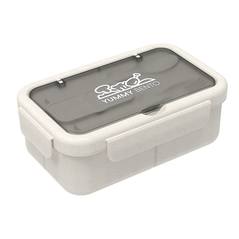 Unisex Bento-lunsjboks med lufttett forsegling og flerromsdesign 0