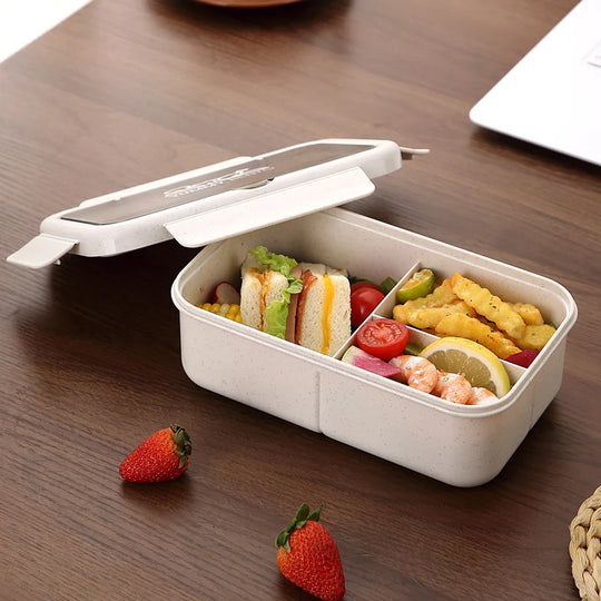 Unisex Bento-lunsjboks med lufttett forsegling og flerromsdesign 2