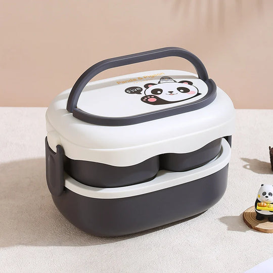 Unisex Bento Lunsjboks med Bjørne- og Beverdesign 7