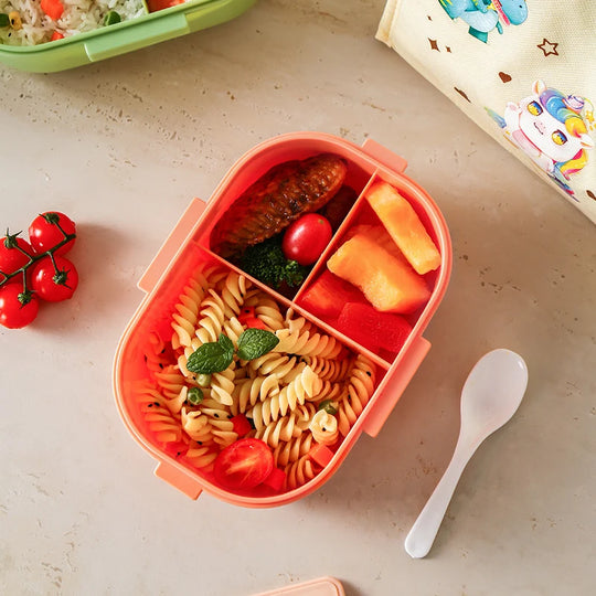 Unisex Bentoboks med flere seksjoner for måltidsforberedelse 0