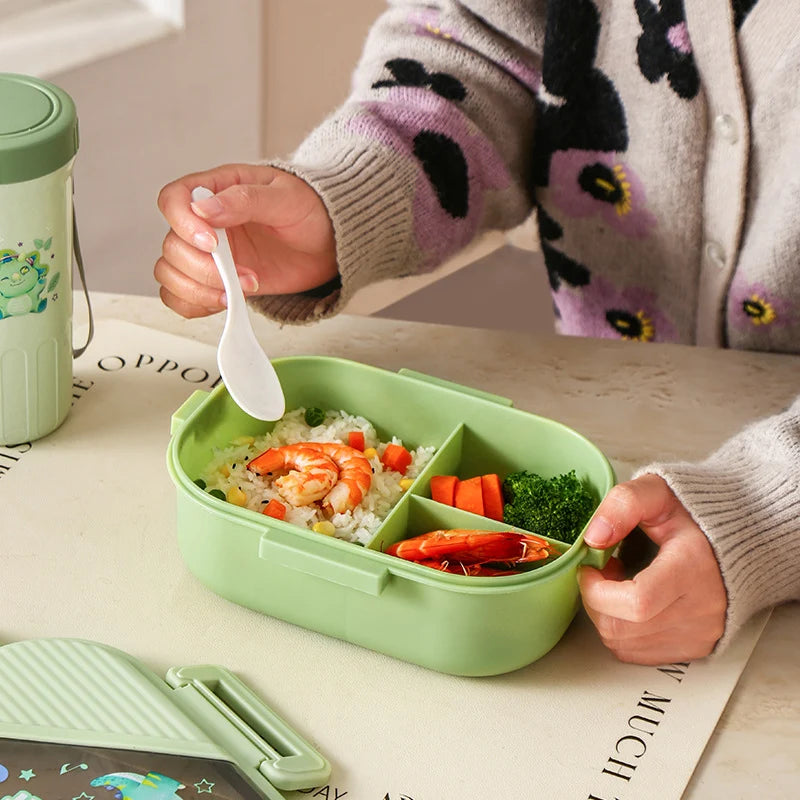 Unisex Bentoboks med flere seksjoner for måltidsforberedelse 4