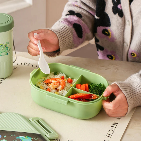 Unisex Bentoboks med flere seksjoner for måltidsforberedelse 4