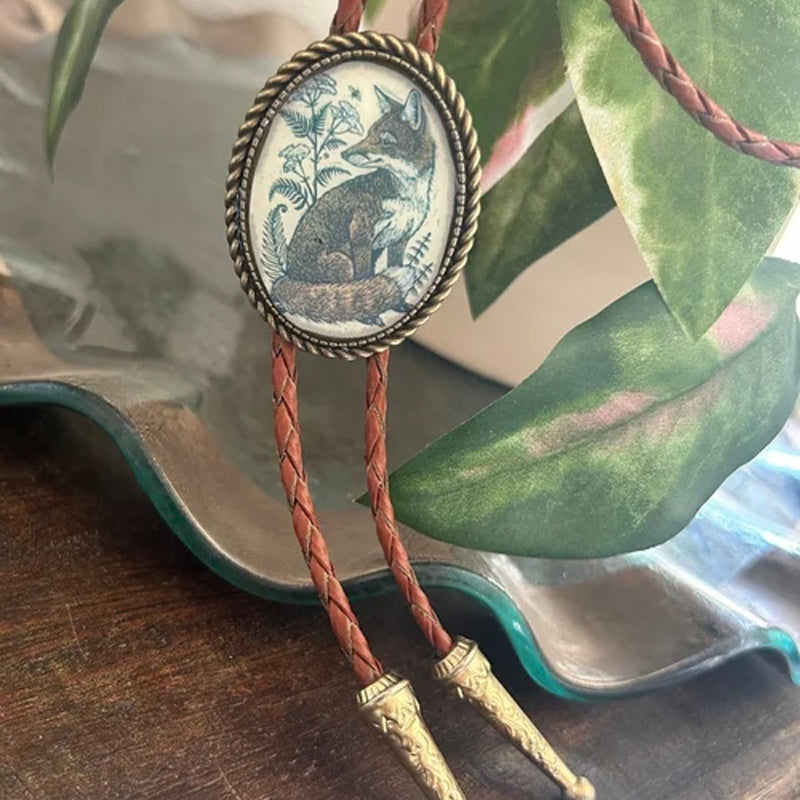 Unisex Bolo Tie med Frosk og Banjo Design 1