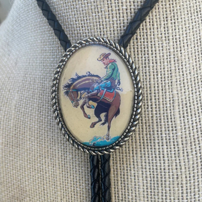 Unisex Bolo Tie med Frosk og Banjo Design 11