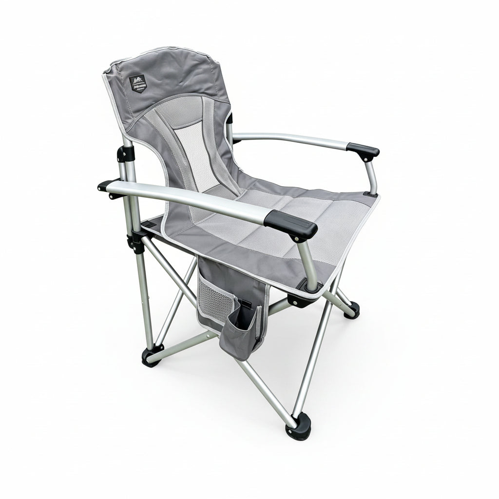Unisex Campingstol Sammenleggbar med Ergonomisk Design 0