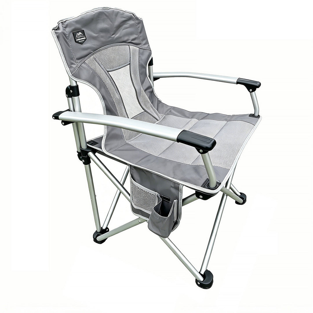 Unisex Campingstol Sammenleggbar med Ergonomisk Design 1
