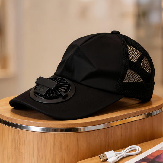 Unisex Caps med Integrert Vifte Trendy Design 3