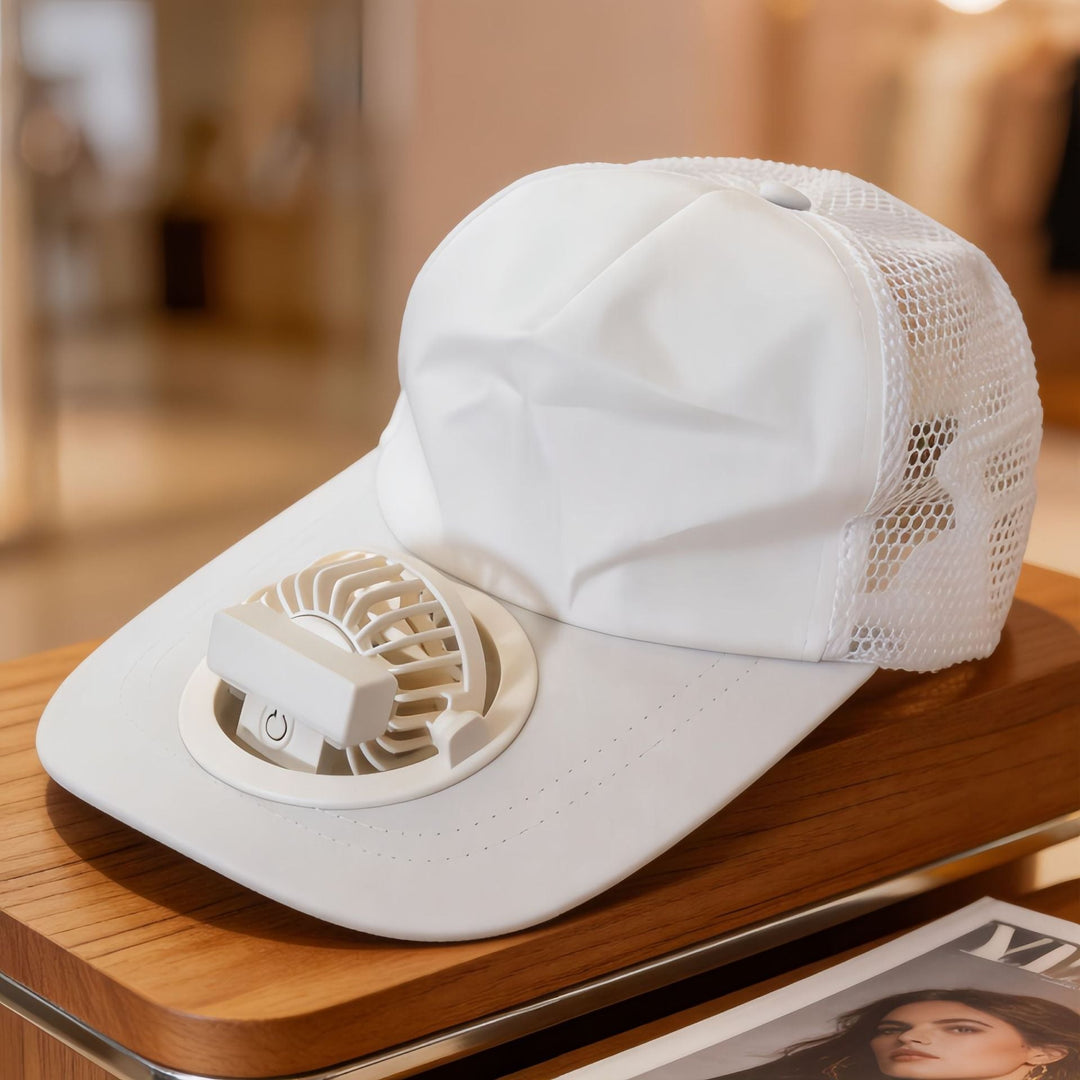 Unisex Caps med Integrert Vifte Trendy Design 4
