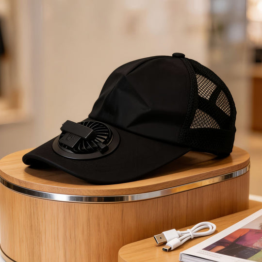 Unisex Caps med Integrert Vifte Trendy Design 6