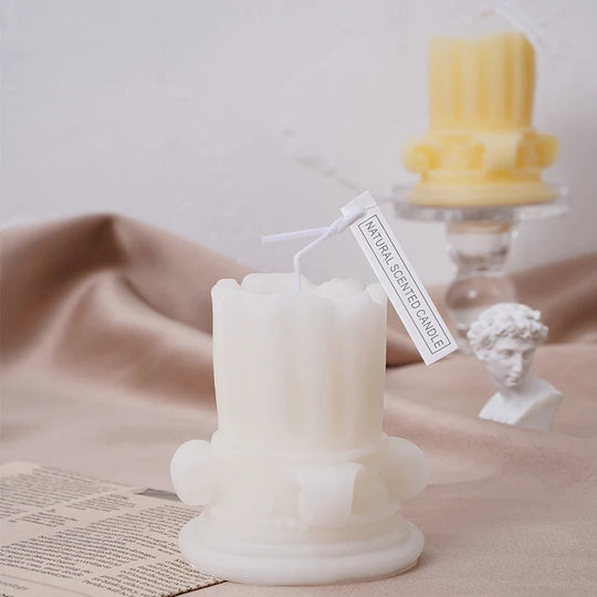 Unisex Duftlys Søyleformet Håndlaget 3