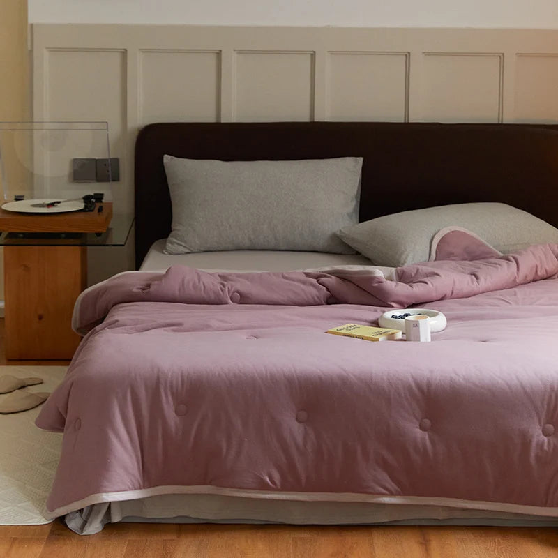 Unisex Dyne Vendbar med Prikkete Tufting for Året Rundt Komfort 9