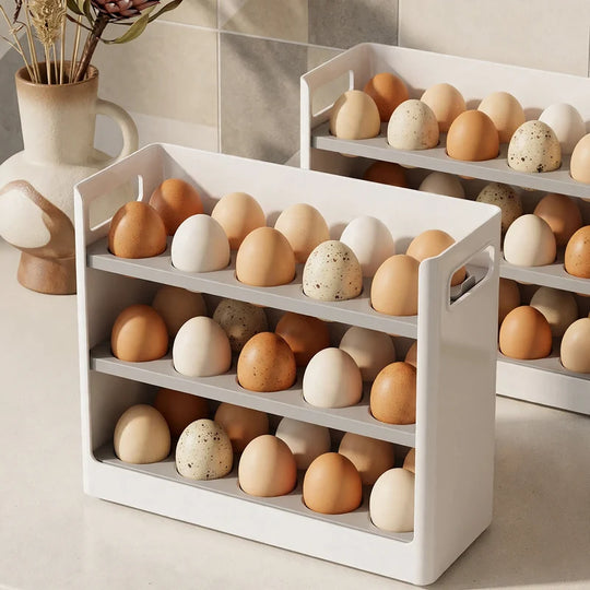 Unisex Eggoppbevaringsboks Praktisk og Plassbesparende 3