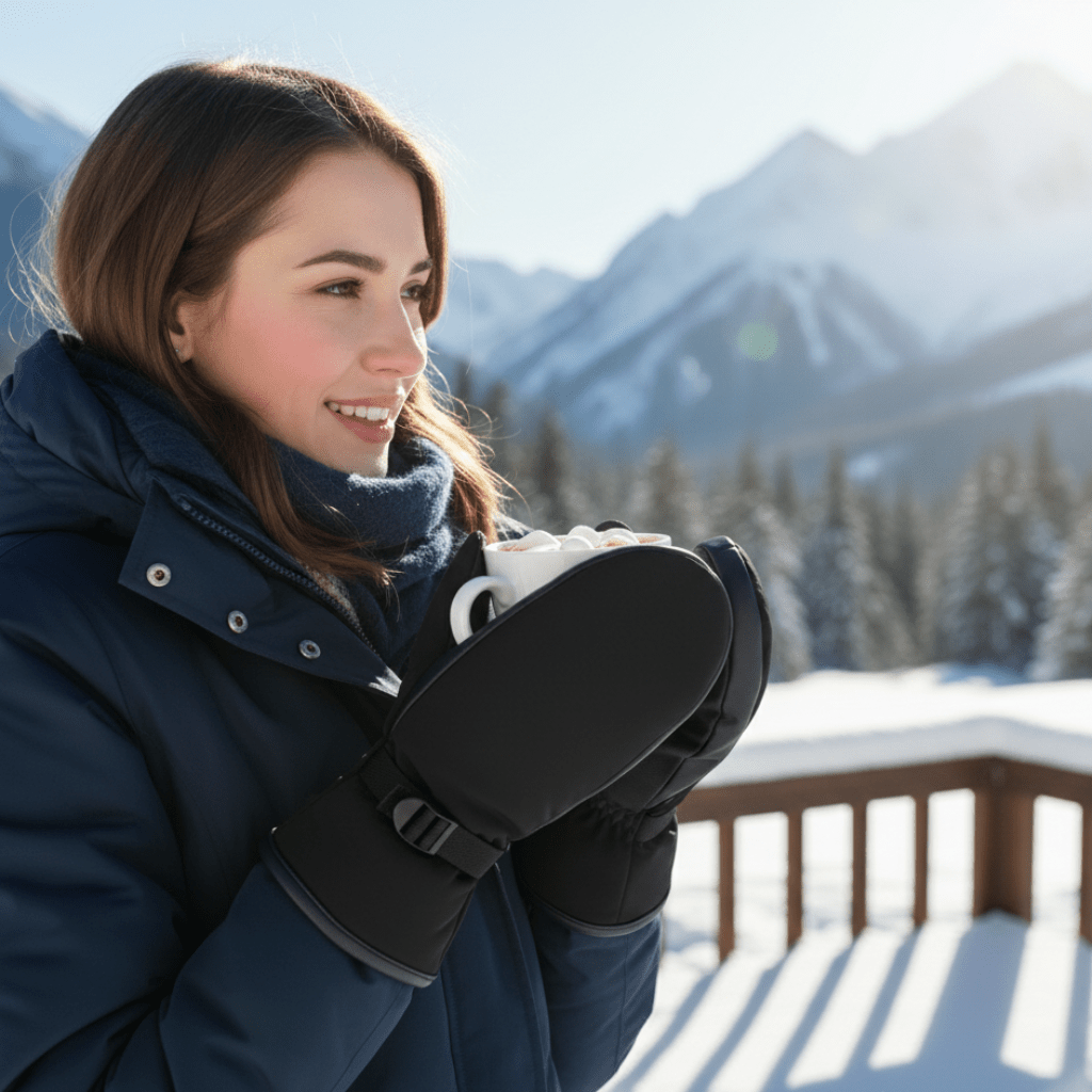 Unisex Elektriske Oppvarmede Hansker for Utendørs Aktiviteter 1