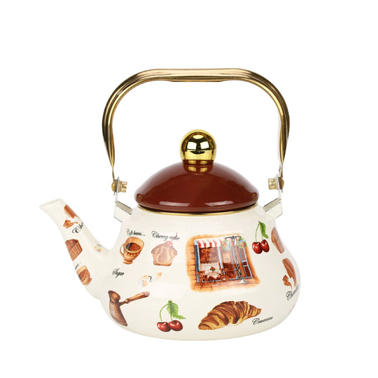 Unisex Emaljert Kanne Rustfritt Stål Klassisk Design 0