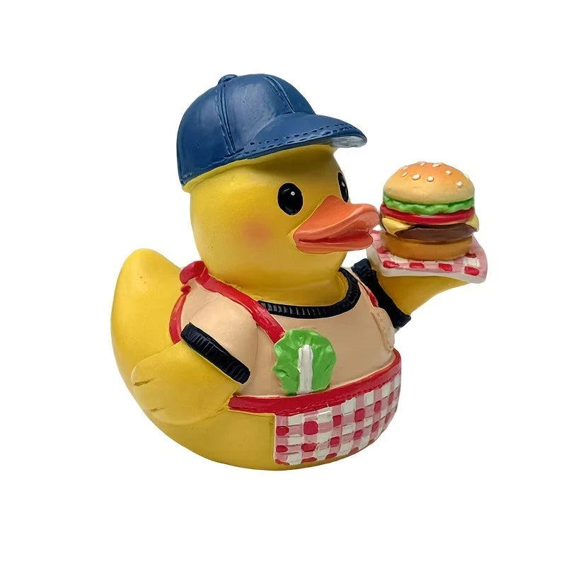 Unisex Gummiand Grillmester Lekefigur 0