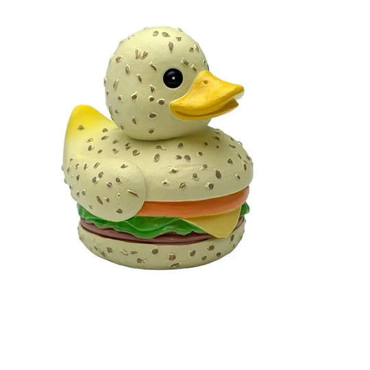 Unisex Gummiand med Hamburgerdesign Leken Badeleketøy 0