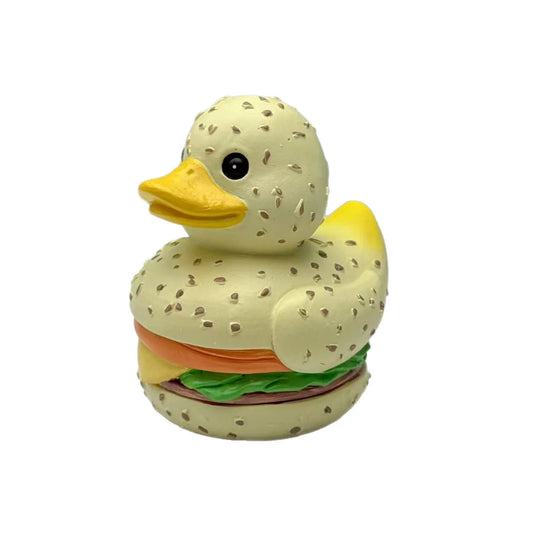 Unisex Gummiand med Hamburgerdesign Leken Badeleketøy 4