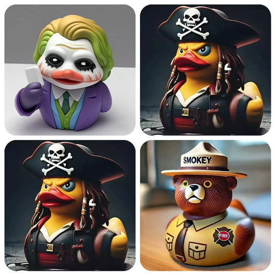 Unisex Gummiandfigur Pirat Tema Decorasjon 1