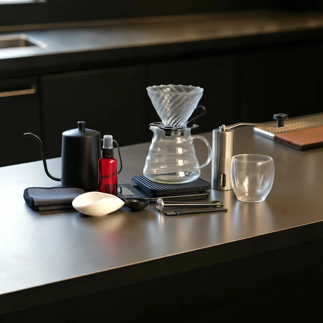 Unisex Håndbrygget Kaffesett Komplett for Reise og Hverdag 7
