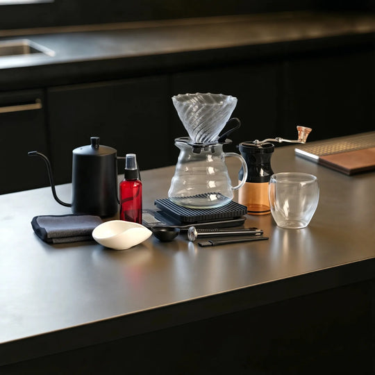 Unisex Håndbrygget Kaffesett Komplett for Reise og Hverdag 8