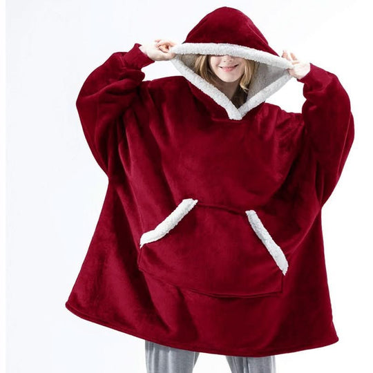 Unisex Hettegenser med Stor Hette og Romslig Lomme 7