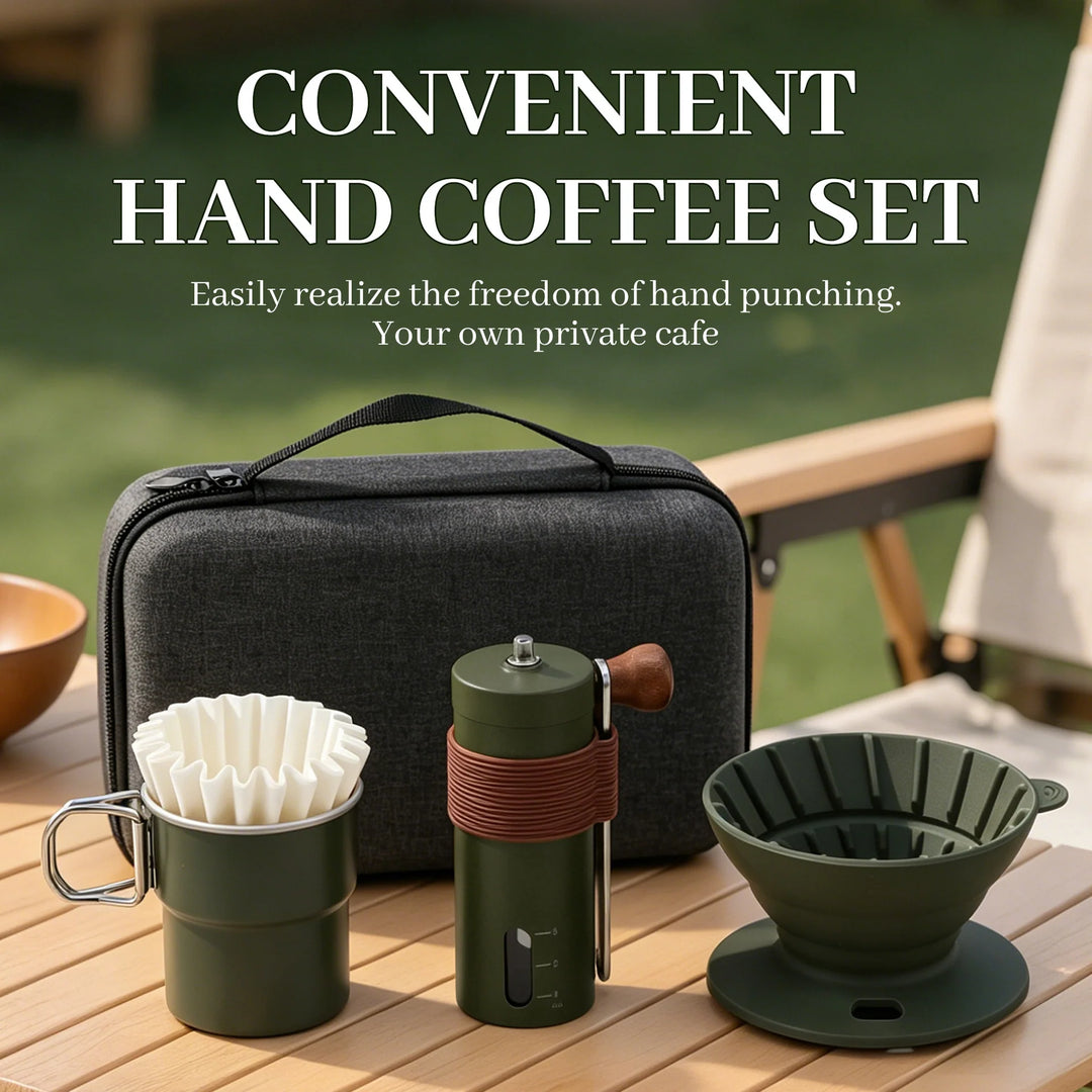 Unisex Kaffesett Pour-Over Bærbar Brygging Moderne Design 2