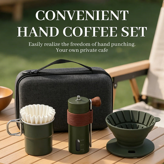 Unisex Kaffesett Pour-Over Bærbar Brygging Moderne Design 2