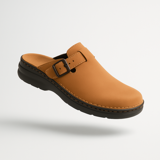 Unisex Klomper Suede Slip-On med Justerbar Spenne 1