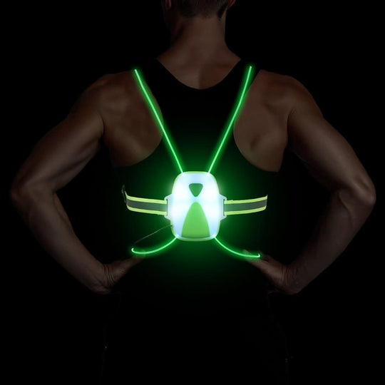 Unisex LED Sikkerhetsvest Justerbar for Utendørs Aktiviteter 5