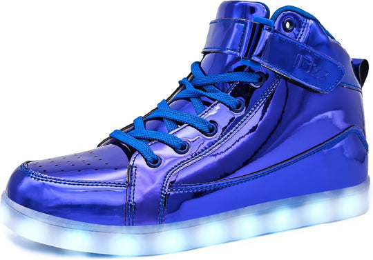 Unisex LED Sneakers Med Oppladbar Belysning 12