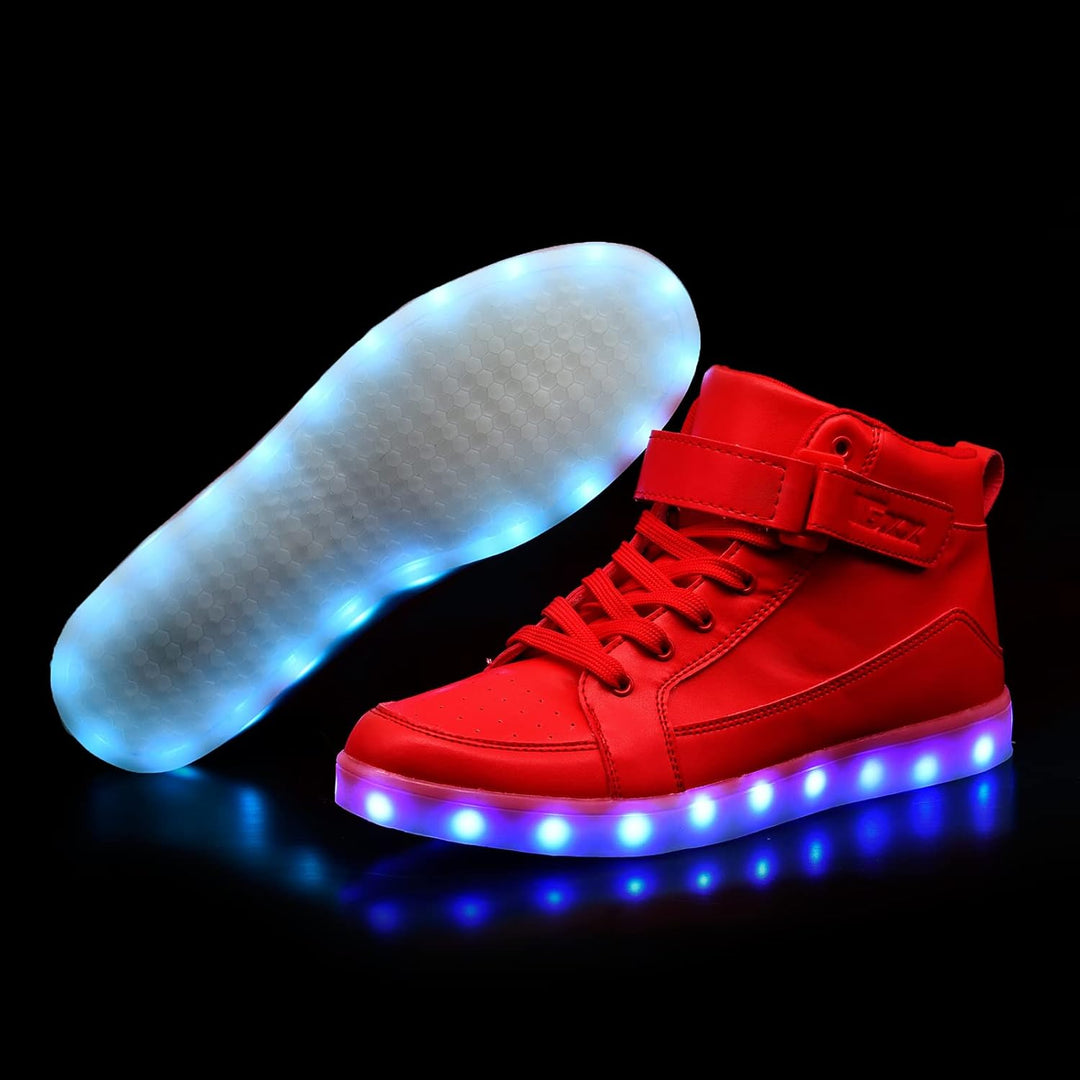 Unisex LED Sneakers Med Oppladbar Belysning 4