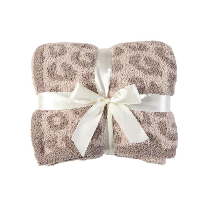 Unisex Leopardmønstret Kastepledd Komfortabelt Design 4