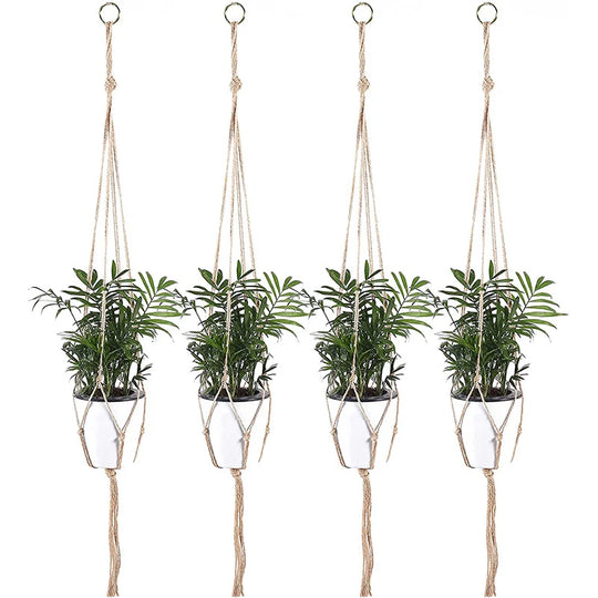Unisex Makramé Planteholder Hengende Dekor 2