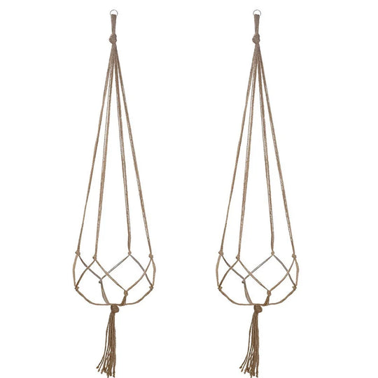 Unisex Makramé Planteholder Hengende Dekor 5