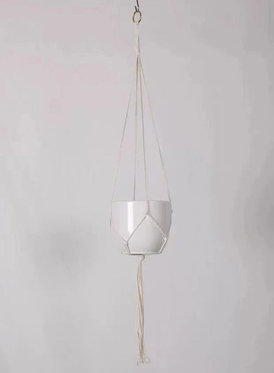 Unisex Makramé Planteholder Hengende Dekor 6
