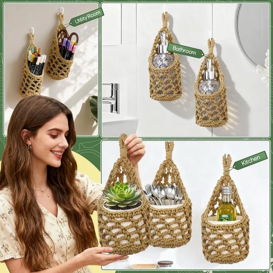 Unisex Makramé Planteoppheng Bohemsk Stil 3