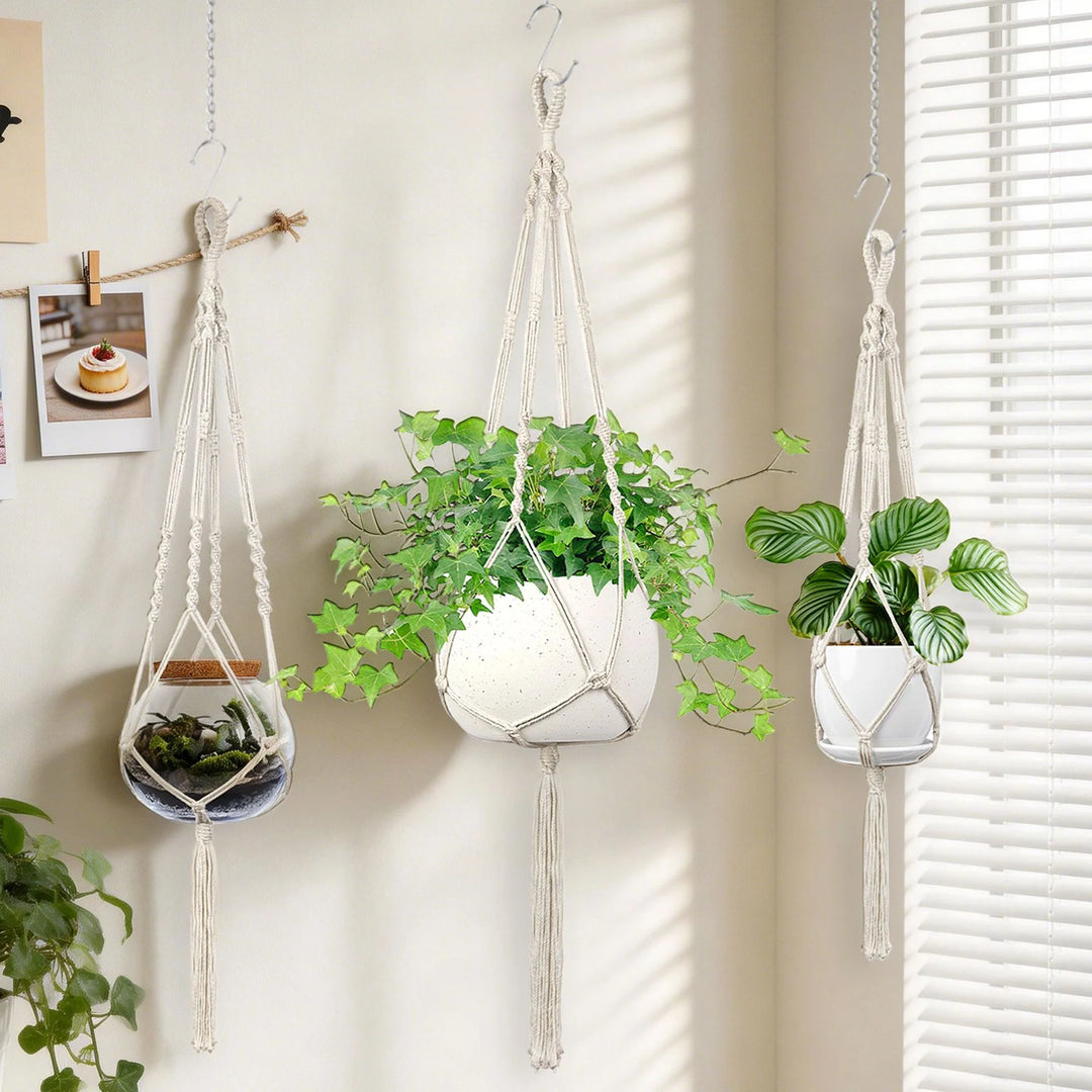 Unisex Makramé Planteoppheng Håndlaget 0
