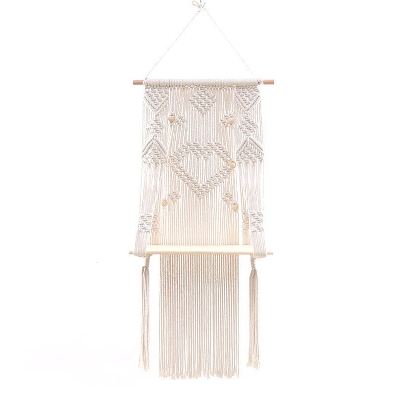 Unisex Makramé Veggdekor Intrikat Design 0