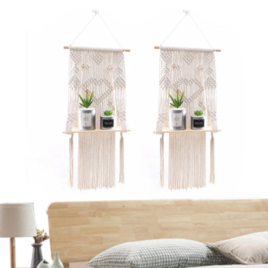 Unisex Makramé Veggdekor Intrikat Design 1