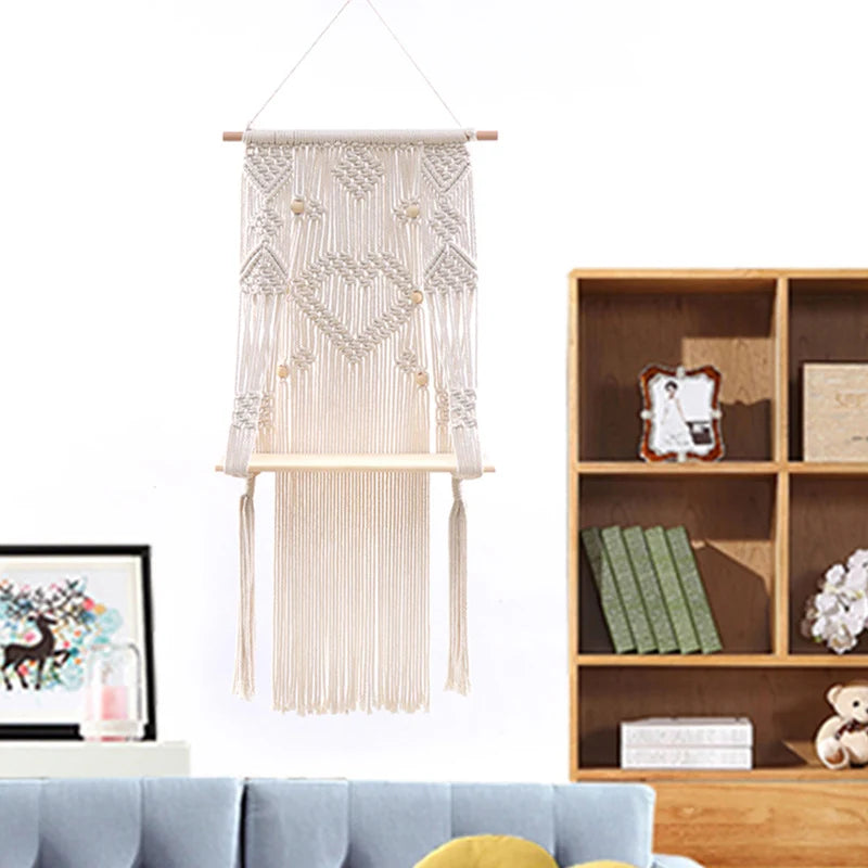 Unisex Makramé Veggdekor Intrikat Design 3