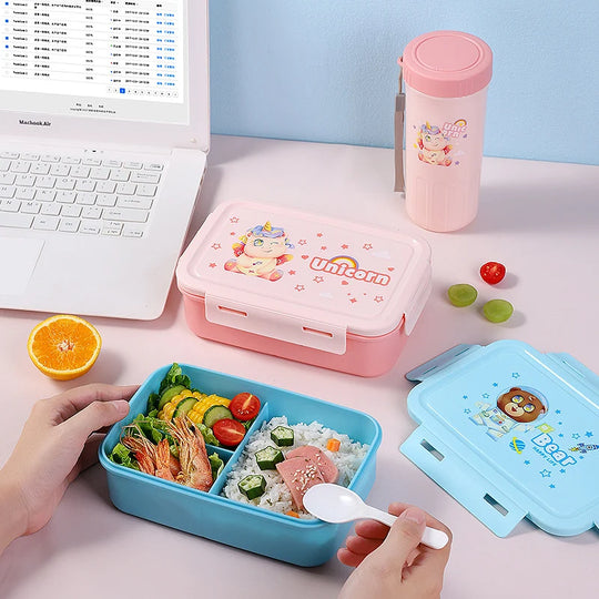 Unisex Matboks Med Flere Rom og Lekent Design for Barn 2
