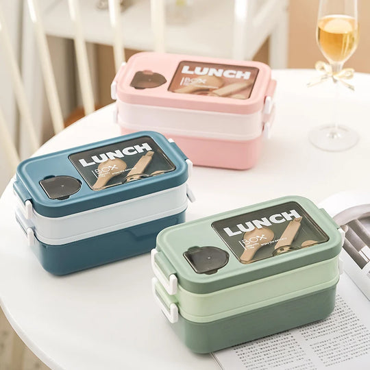 Unisex Matboks med Dobbeltlags Design for Organisert Oppbevaring 1