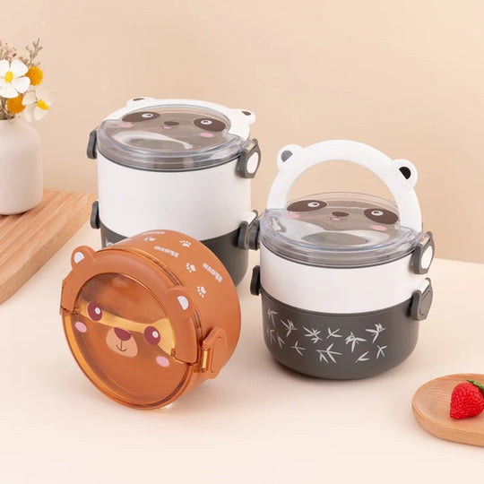 Unisex Matoppbevaringsbeholder med Panda-design 3