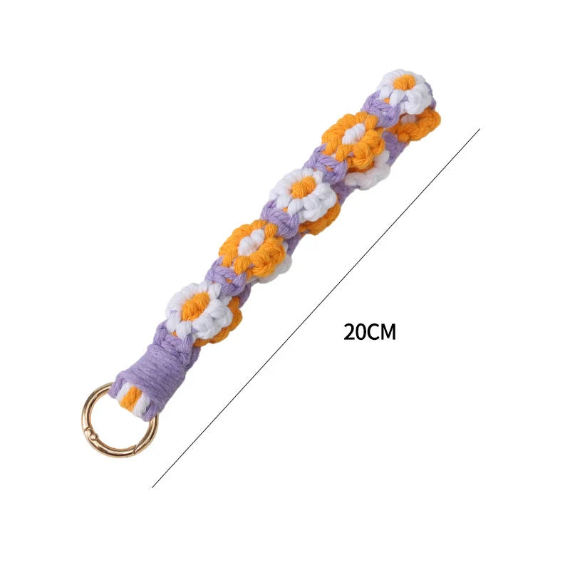 Unisex Nøkkelring med Blomstermønster 10